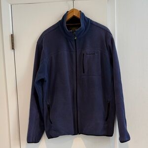 Timberland Men's Navy Fleece Jacket, size Large